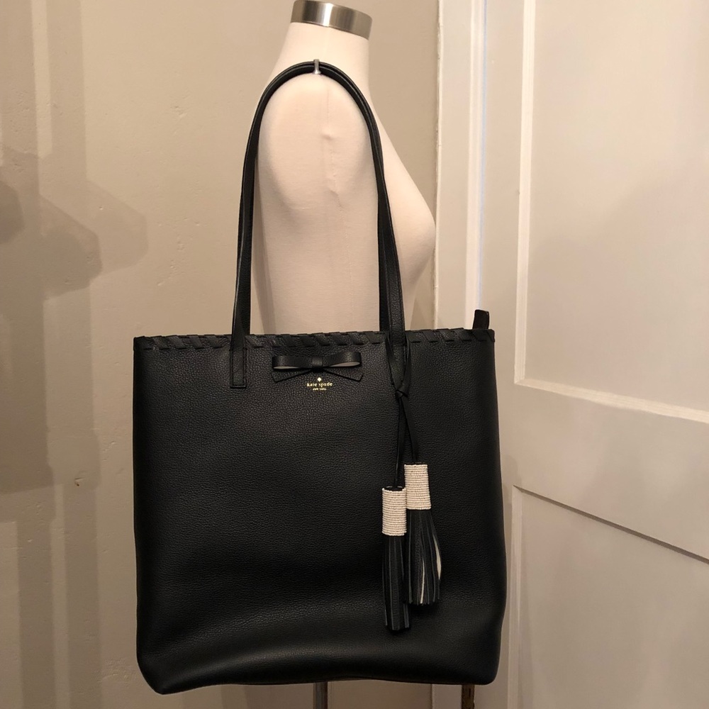 Kate spade black on purpose leather tote - Picture 7 of 7